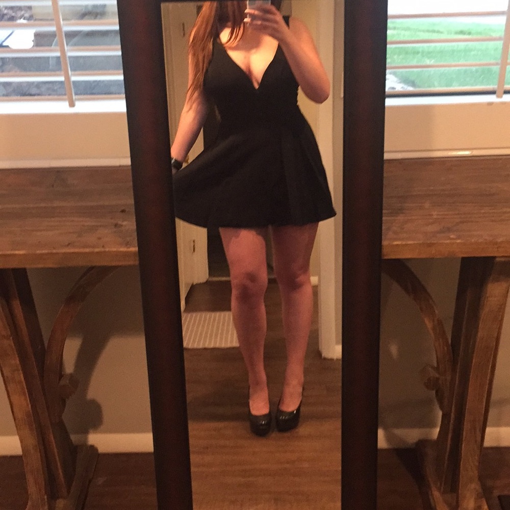 V-neck Skater Dress (w/ built in shorts!)